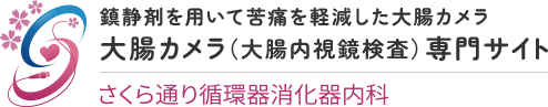 鎮静剤を用いて苦痛を軽減した大腸カメラ 大腸カメラ（大腸内視鏡検査）専門サイト さくら通り循環器消化器内科